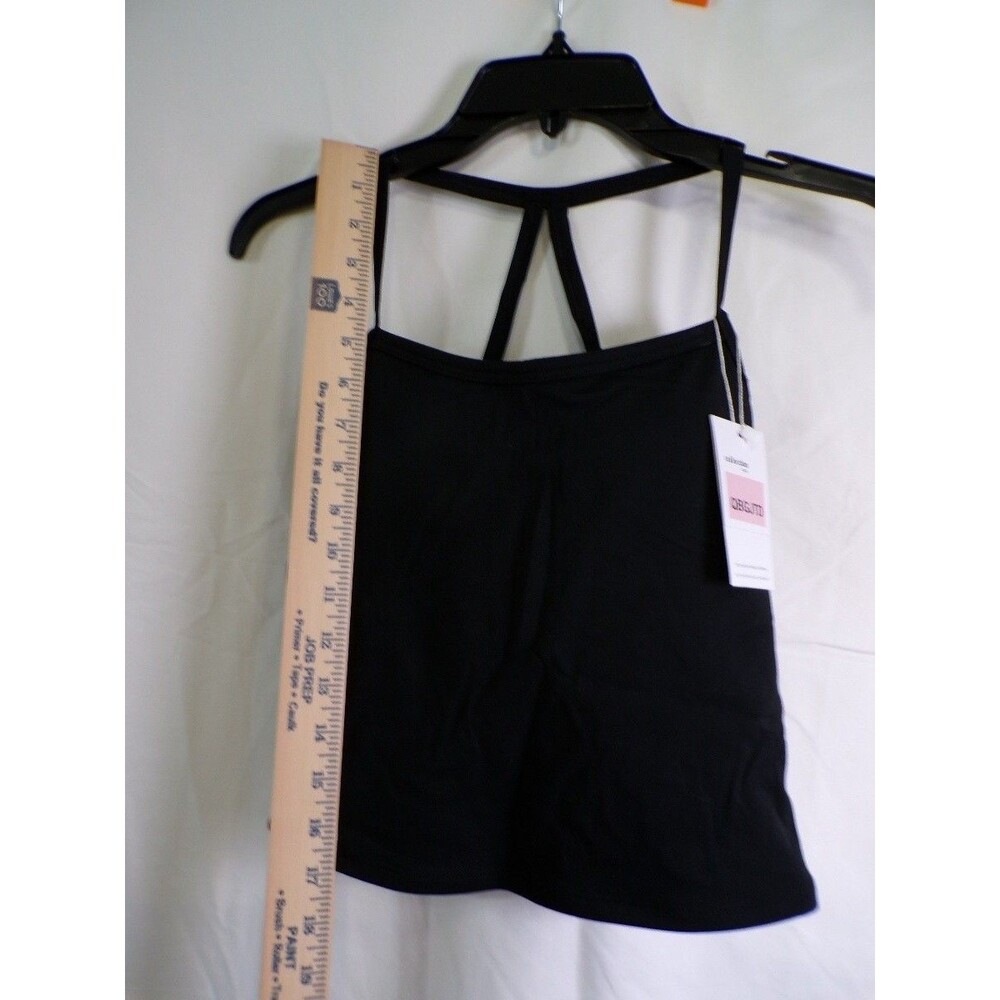 Old Navy QBGJTD Women's Tank Camisole Black S Strappy Back Scoop Neck - Picture 3 of 4